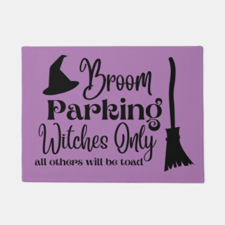 Tapete Bruxas de Parqueamento de Broom Apenas no Hallowee