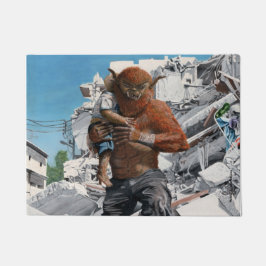 Tapete Bugbear Hero Child Rescut Fantasy Art Doormat