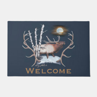 Tapete Bugling Bull Elk