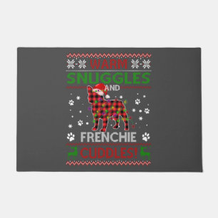 Tapete Buldogue Francês Feio Natal Suor Xmas Pajama