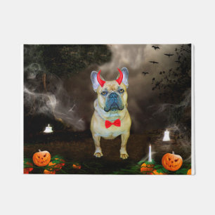 Tapete Buldogue Francês no Figurino de Halloween