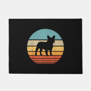 Tapete buldogue francês silhouette 60s 70s presentes c