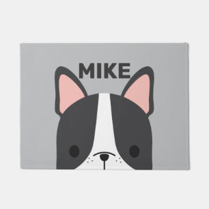 Tapete Bulldog Francês Bonito com Nome Personalizado
