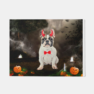 Tapete Bulldog Francês no Halloween
