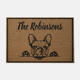 Tapete Bulldog Francês Personalizado Mat Doormat