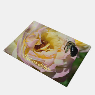 Tapete Bumble Bee Na Natureza Do Voo Personalizado