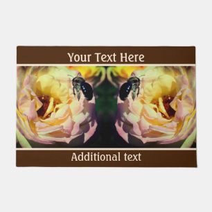 Tapete Bumble Bee Na Natureza Do Voo Personalizado