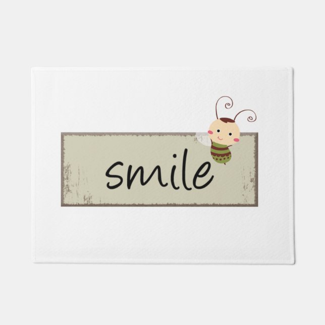 Tapete Bumblebee Smile Door Mat (Frente)