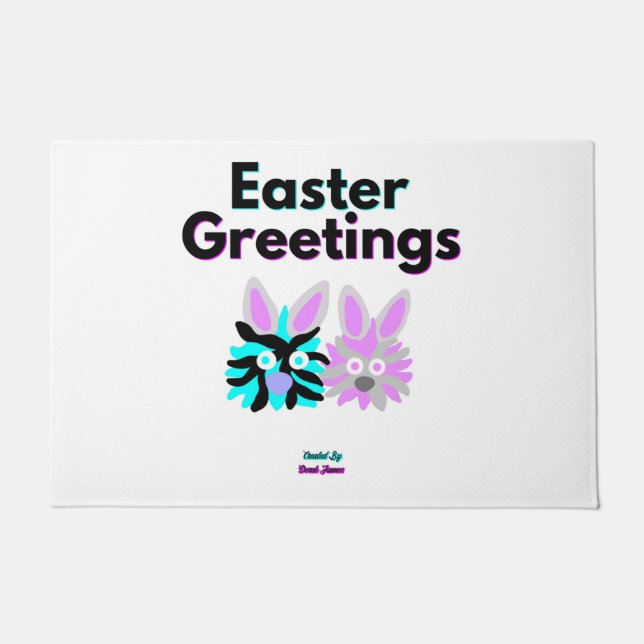 Tapete Bunny Felpudos Doormat (Frente)