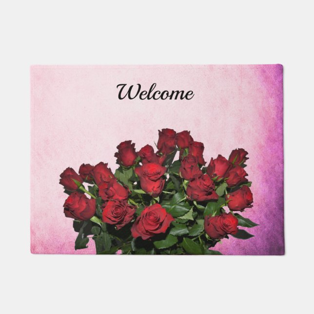 Tapete Buquê de rosas vermelhas (Frente)