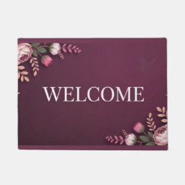 Tapete Burgundy Welcome Mat