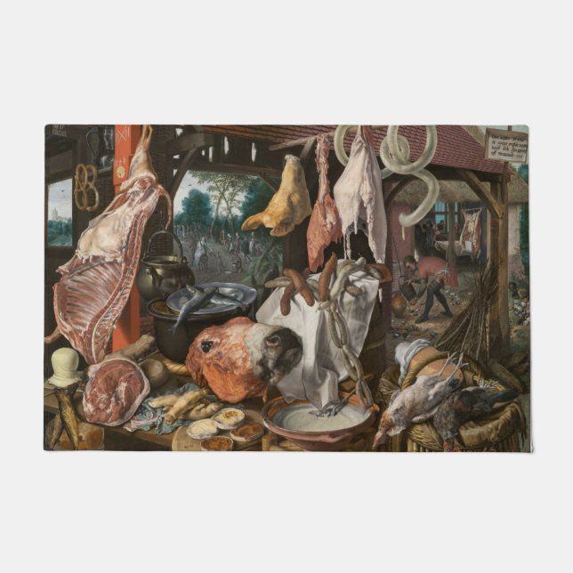 Tapete Butcher's Stall (por Pieter Aertsen) (Frente)