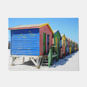 Tapete Cabanas coloridas da praia