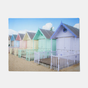 Tapete Cabanas da praia da ilha de Mersea