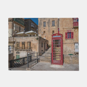 Tapete Cabine telefônica vermelha em La Valetta Malta