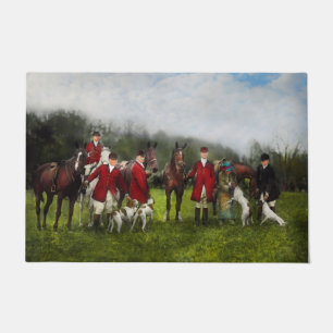 Tapete Caçador - a caça de raposa - Registro-ho 1924