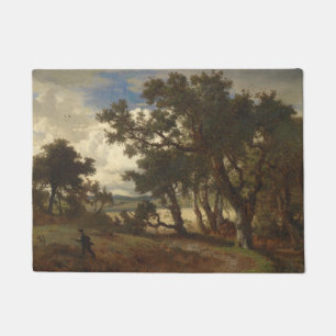 Tapete Caçador numa Paisagem Rural (Andreas Achenbach)