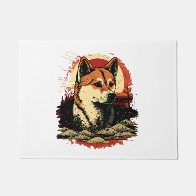 Tapete Cachorro Akita Inu (Frente)