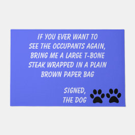 Tapete Cachorro Blackmail Periwinkle Pormat