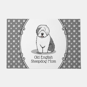 Tapete Cachorro Bonito OES Mãe Velha Cão Inglês Mãe (