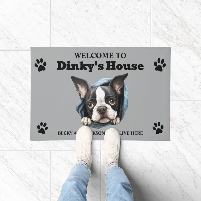 Tapete Cachorro Boston Terrier (Interior)