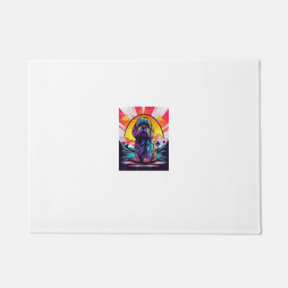 Tapete Cachorro de Lhasa Apso Retrosunset