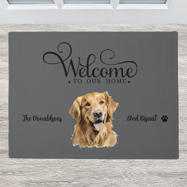 Tapete Cachorro do Retriever do Ouro