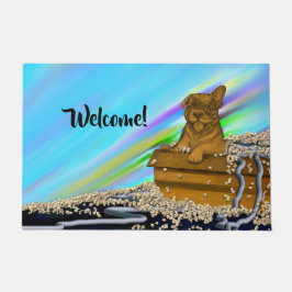 Tapete Cachorro numa caixa