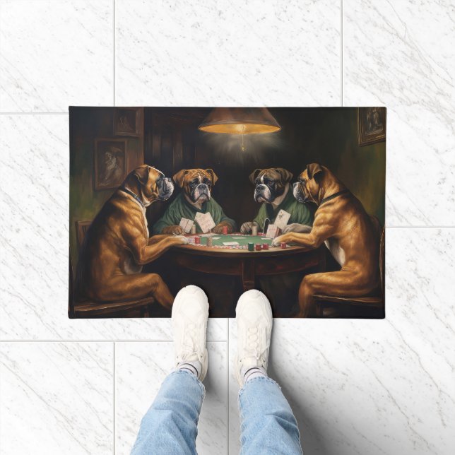 Tapete Cachorros Jogando Poker Art (Interior)