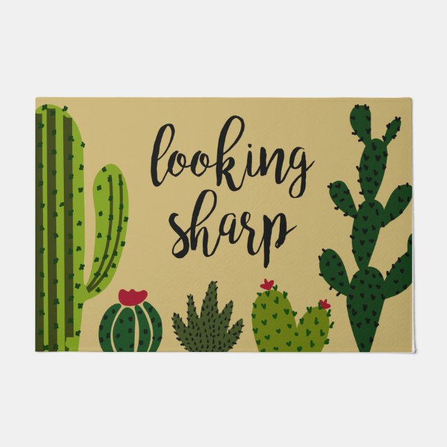 Tapete Cactus Paing Sharp Mat, Planta Lover (Frente)