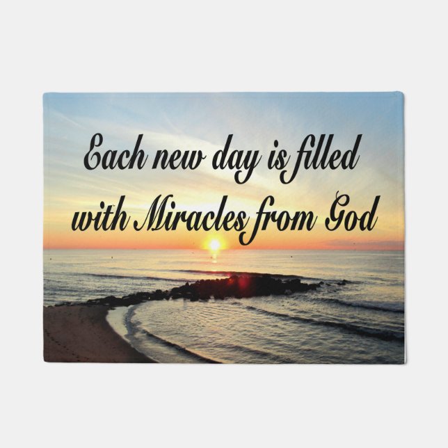 TAPETE CADA DIA SÃO MILAGRES DE DEUS (Frente)