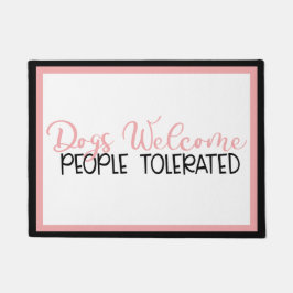 Tapete Cães Bem-Vivos, Pessoas Portas Toleradas
