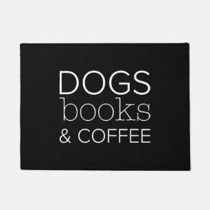 Tapete Cães Livros Café Cachorro Cachorro Cães Mãe