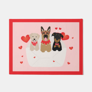 Tapete Cães no Envelope Love