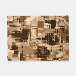 Tapete Café Brown Abstrato Trendy