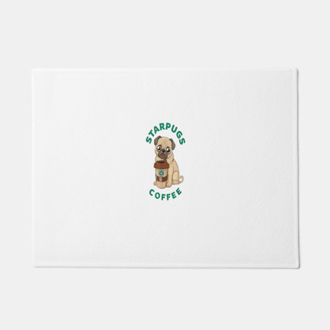 Tapete café de starpups engraçados, presente de camisa pa (Frente)