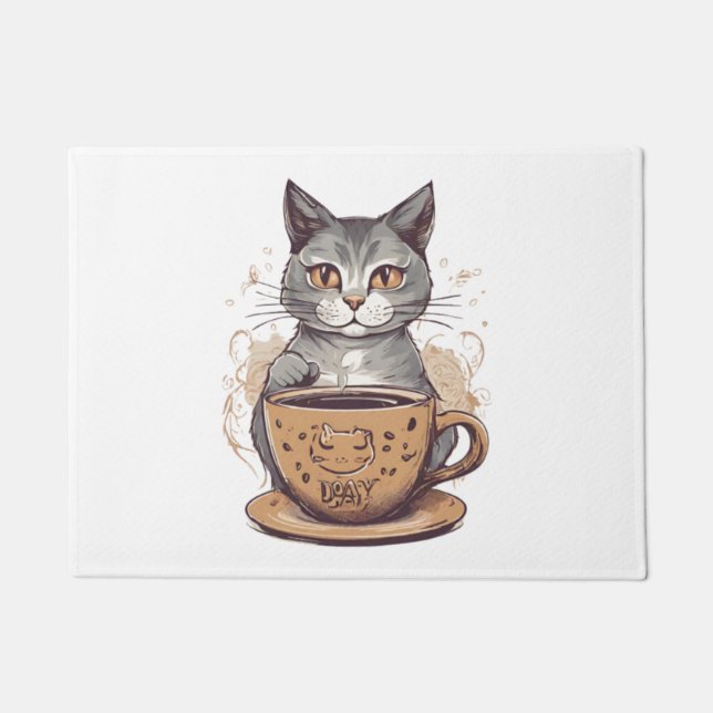 Tapete Café Gato (Frente)