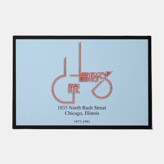 Tapete Café Harry, Chicago, IL Doormat (Frente)