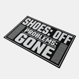 Tapete Calçados desligados, estresse para a entrada