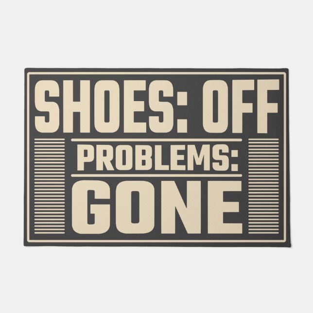 Tapete Calçados Desligados, Problemas Desaparecidos, desi (Frente)