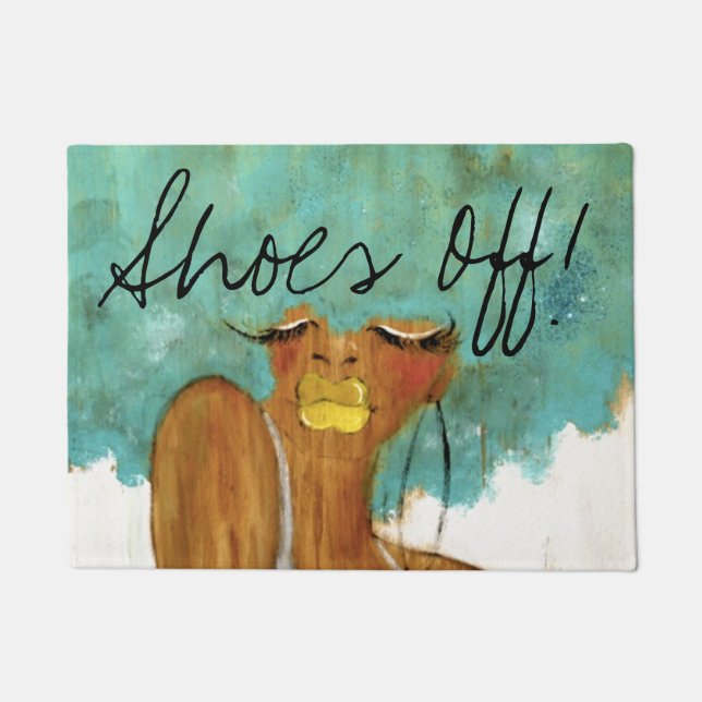 Tapete Calçados fora do azul! (Frente)