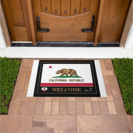 Tapete Califórnia & California Flag house mat /esportivos