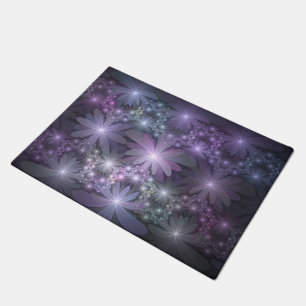 Tapete Cama de Flores Trendy Shiny Abstrato Arte Fractal