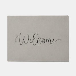 Tapete camada superior do doormat bem-vindo