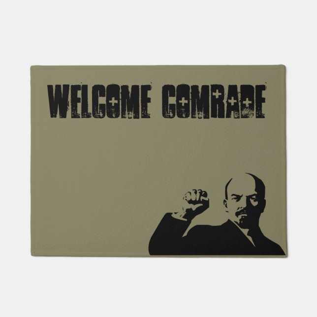 Tapete Camarada bem-vindo Lenin Doormat (Frente)