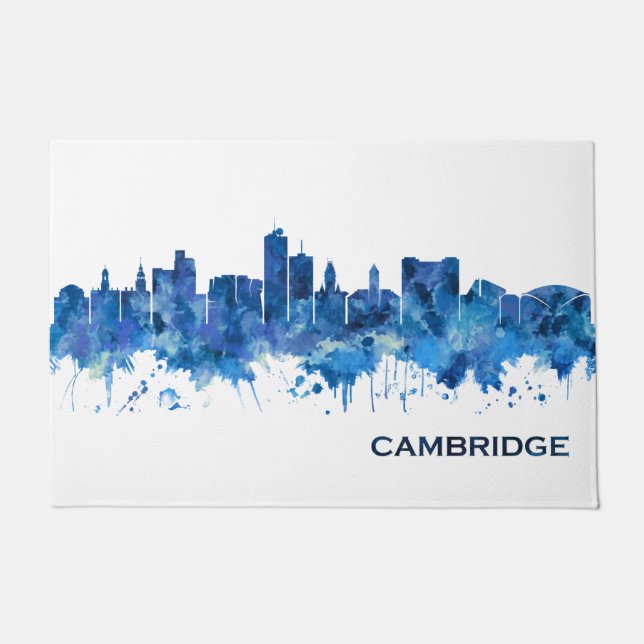 Tapete Cambridge USA Skyline Blue (Frente)