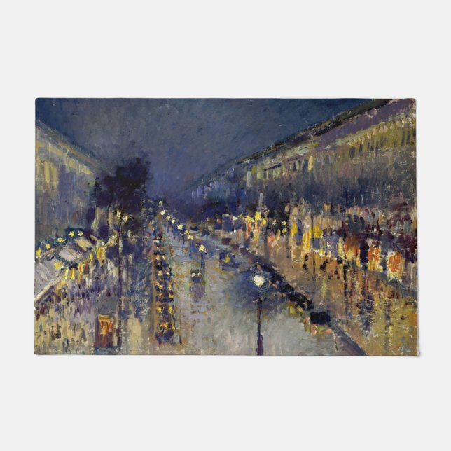 Tapete Camille Pissarro - Boulevard Montmartre à Noite (Frente)