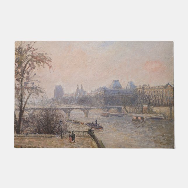Tapete Camille Pissarro - O Sena e o Louvre (Frente)