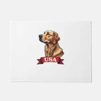 Tapete Camisa com Gravação de Golden Retriever Vintage EU