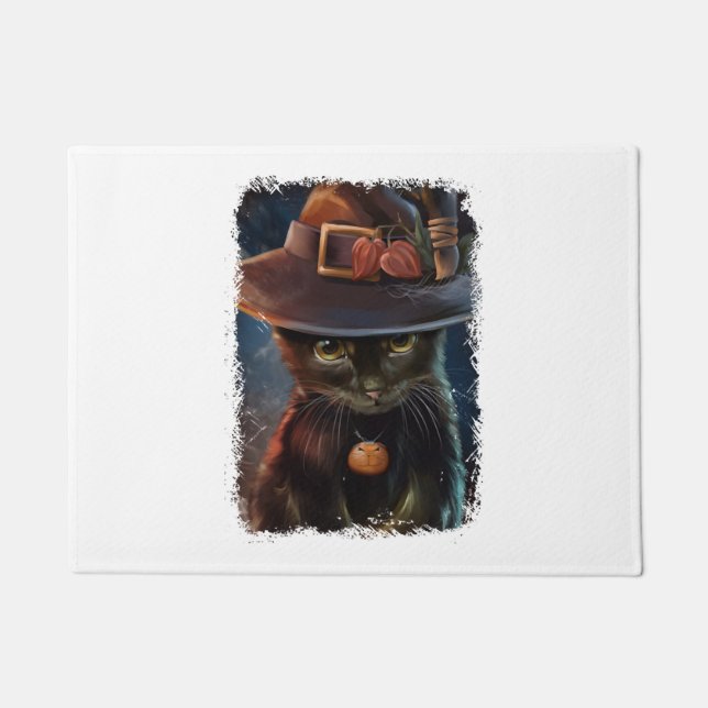 Tapete Camisa de Gato Halloween (Frente)